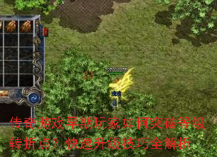 传奇游戏早期玩家如何突破等级转折点?快速升级<a href=
