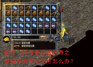 新开1.85传奇私服天尊之兽解锁后无法使用怎么办? 新开1.85传奇私服天尊之兽解锁后无法使用怎么办?