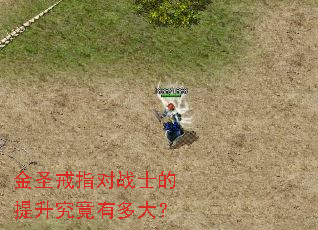 金圣戒指对战士的提升究竟有多大? 金圣戒指对战士的提升究竟有多大?