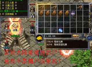 冒险大陆最难缠的尸王竟然不是僵尸洞里的? 冒险大陆最难缠的尸王竟然不是僵尸洞里的?