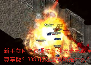 ������ο���ͨ��һ�ݴ�����˫������������棿BOSS��ȫ������ʲô��