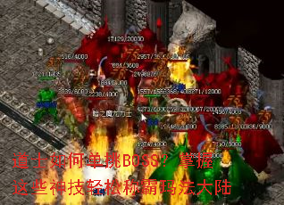 ��ʿ��ε���BOSS��������Щ�����ɳư��귨��½