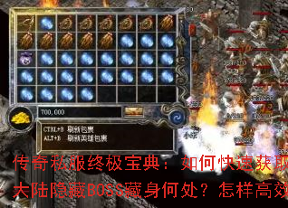 ����˽���ռ����䣺��ο��ٻ�ȡ����װ�����귨��½����BOSS�����δ���������Ч���۲Ƹ���