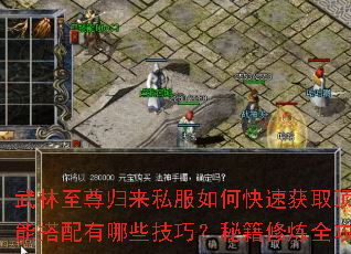 武林至尊归来私服如何快速获取顶级装备?技能搭配有哪些技巧?秘籍修炼全攻略是什么? 武林至尊归来私服如何快速获取顶级装备?技能搭配有哪些技巧?秘籍修炼全攻略是什么?