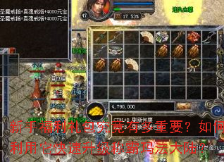 新手福利礼包究竟有多重要?如何利用它快速升级称霸玛法大陆? 新手福利礼包究竟有多重要?如何利用它快速升级称霸玛法大陆?