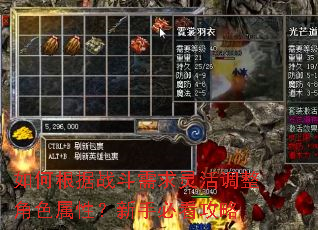 如何根据战斗需求灵活调整角色属性?新手必看攻略 如何根据战斗需求灵活调整角色属性?新手必看攻略