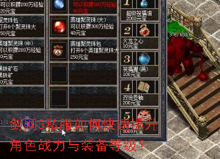 剑网3私服如何快速提升角色战力与装备等级? 剑网3私服如何快速提升角色战力与装备等级?