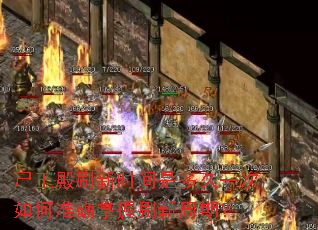尸王殿刷新时间是多久一次如何准确掌握刷新周期? 尸王殿刷新时间是多久一次如何准确掌握刷新周期?