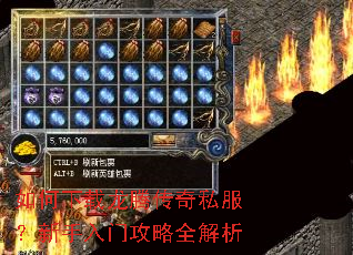 如何下载龙腾传奇私服?新手入门攻略全解析 如何下载龙腾传奇私服?新手入门攻略全解析
