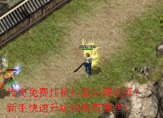 传奇免费挂机神器如何选择?新手快速升级攻略有哪些? 传奇免费挂机神器如何选择?新手快速升级攻略有哪些?