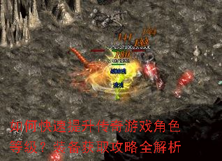 如何快速提升传奇游戏角色等级?装备获取攻略全解析 如何快速提升传奇游戏角色等级?装备获取攻略全解析