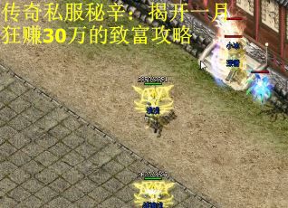 传奇私服秘辛：揭开一月狂赚30万的致富攻略