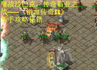 鏖战沙巴克，传奇霸业之战——《浴血传奇II》新手攻略秘籍