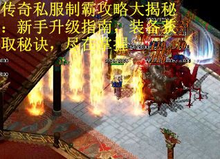 传奇私服制霸攻略大揭秘：新手升级指南，装备获取秘诀，尽在掌握