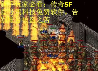 新手玩家必看：传奇SF盗号黑科技免费软件，告别账号被盗之苦