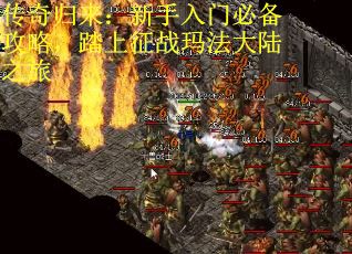 传奇归来：新手入门必备攻略，踏上征战玛法大陆之旅
