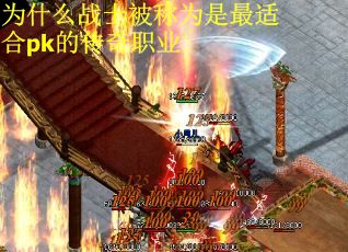 为什么战士被称为是最适合pk的传奇职业
