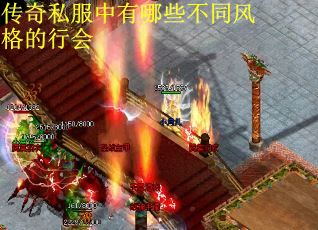 传奇私服中有哪些不同风格的行会