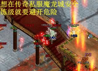 想在传奇私服魔龙城安全练级就要避开危险