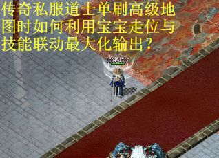 传奇私服道士单刷高级地图时如何利用宝宝走位与技能联动最大化输出？
