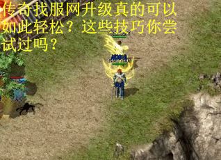 传奇找服网升级真的可以如此轻松？这些技巧你尝试过吗？