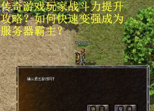 传奇游戏玩家战斗力提升攻略？如何快速变强成为服务器霸主？