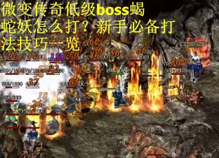 微变传奇低级boss蝎蛇妖怎么打？新手必备打法技巧一览