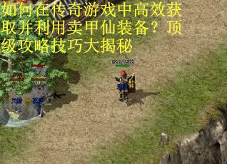 如何在传奇游戏中高效获取并利用卖甲仙装备？顶级攻略技巧大揭秘