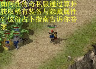 如何在传奇私服通过算卦获取稀有装备与隐藏属性？这份占卜指南告诉你答案